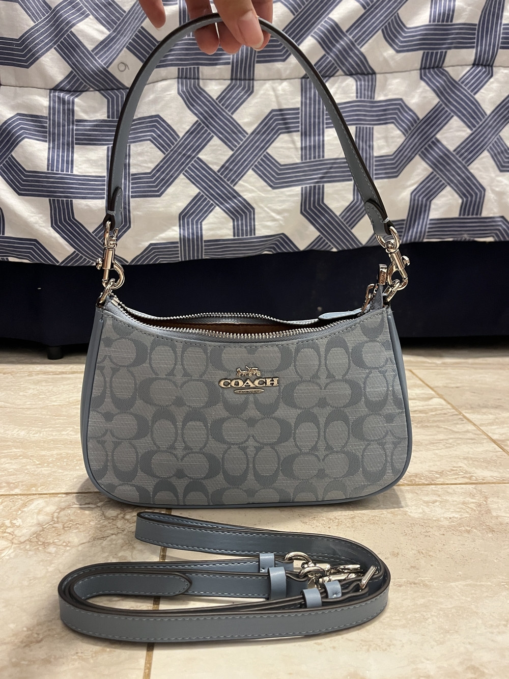 Coach Light Blue Teri Bag